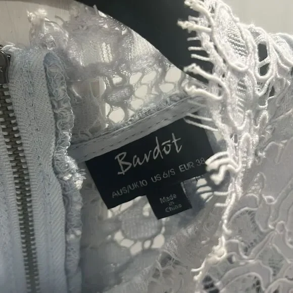 BARDOT Light Blue Mariana Light Blue Mist Pencil Dress, Size 6/S - Picture 6 of 12